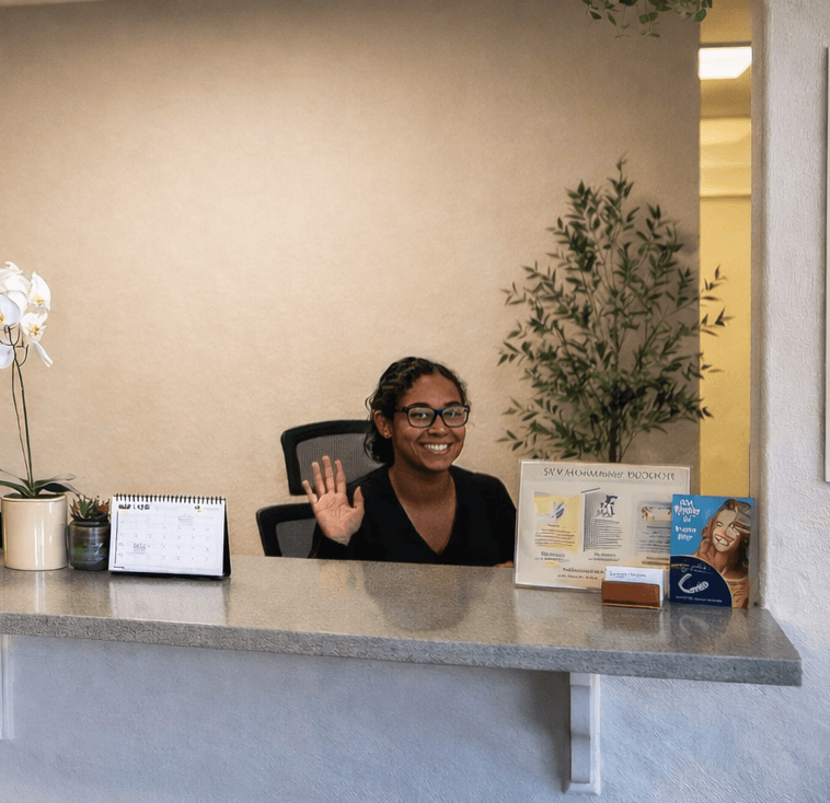 The welcoming Reception area at The Honest Tooth Dentistry, designed for patient comfort