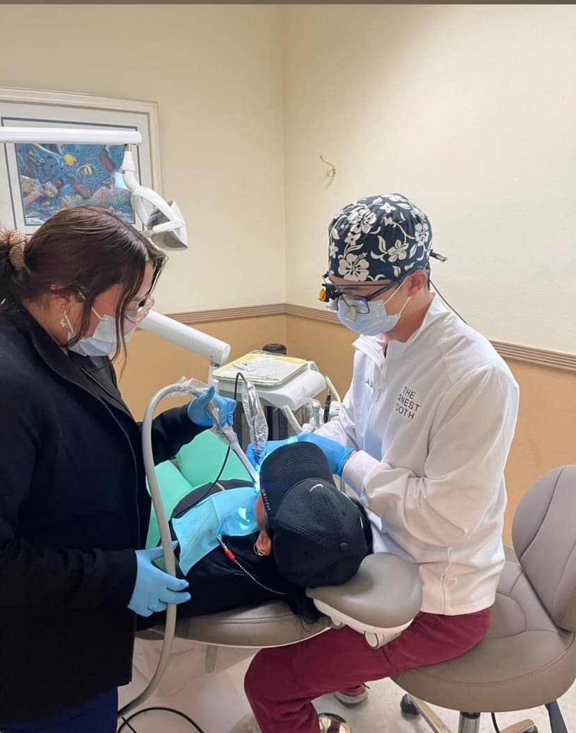 Dr. Mark Wang using advanced dental technology to provide precise and effective treatments